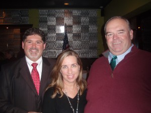 MA Democratic State Committee Chair John Walsh, with his wife Donna and candidate Don Bourque